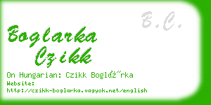 boglarka czikk business card